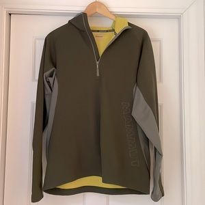 Mammut Mid-Weight Fleece-Lined 1/4 zip Hoodie (men's XL)